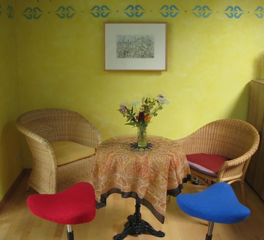 Praxisraum-Vermietung in Winterthur Gesprächsbereich Praxis Eschenberg